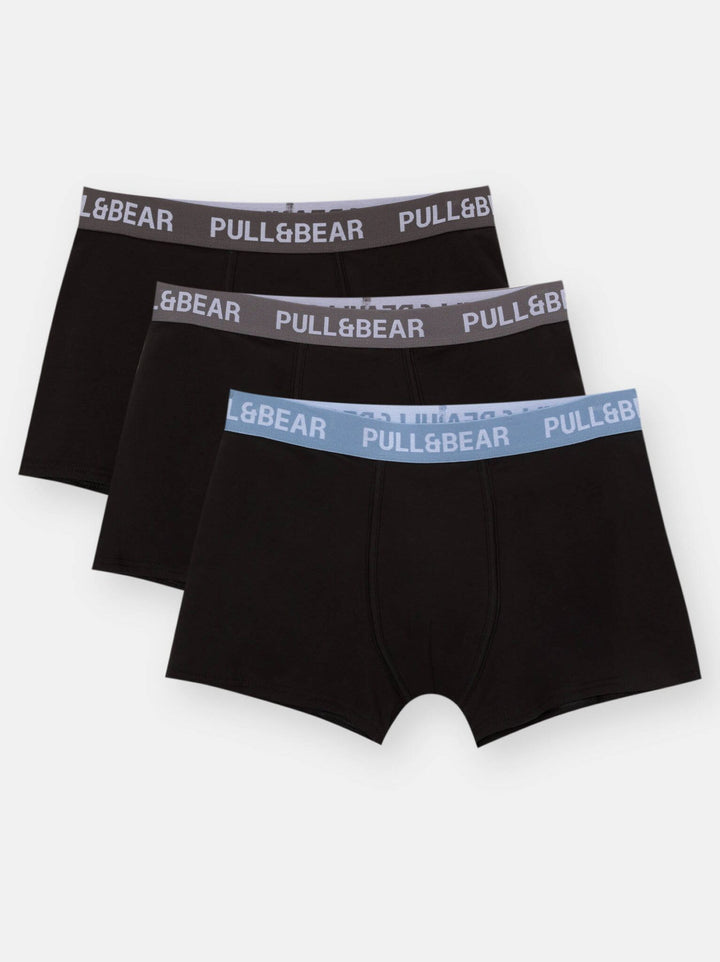 Moudda PULL & BEAR - Boxer - Carreaux (Blanc/Marine/Noir) - Tunisie 2