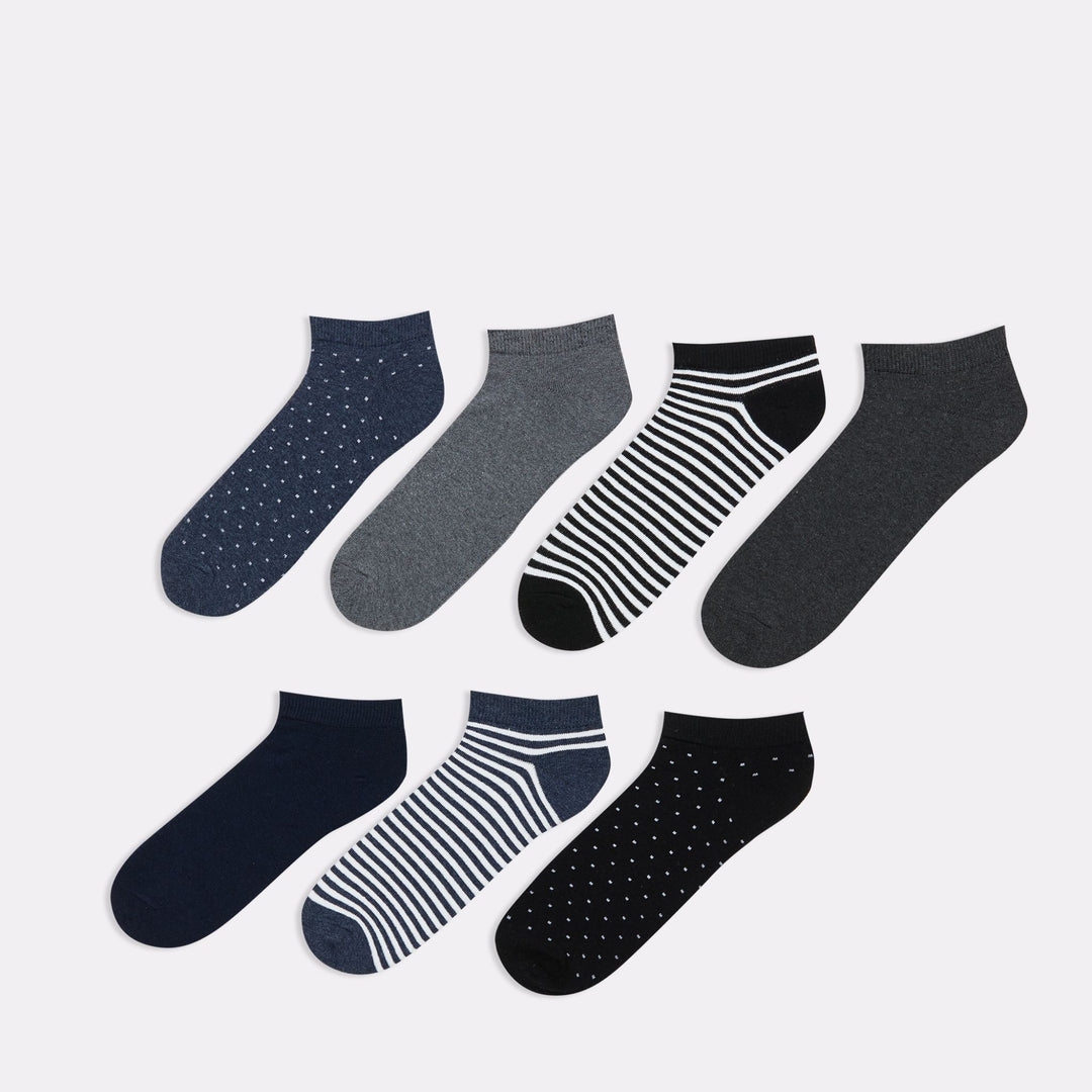 Moudda LC Waikiki - Chaussettes pour sneakers Homme Fil mélangé teint - Tunisie 1