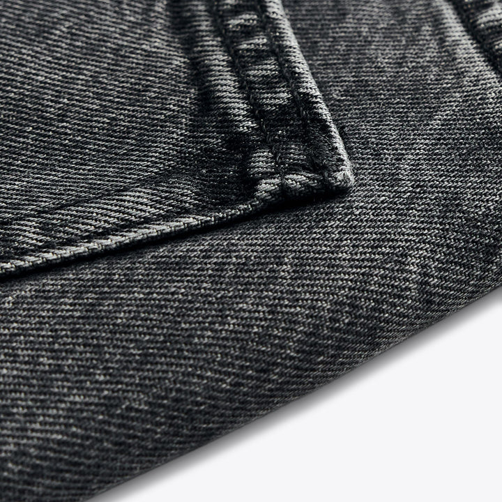 Moudda ZARA - Pantalon Droit - Taille Basse & Noir Lavé - Tunisie 5