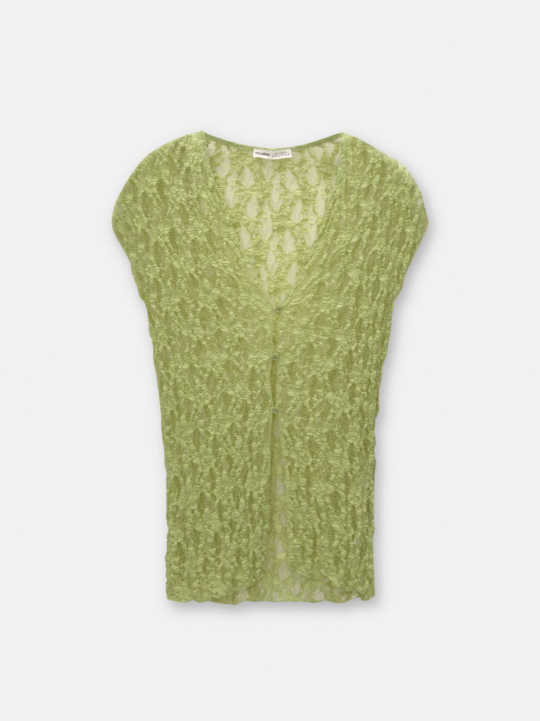 Moudda PULL & BEAR - Body Blouse Dentelle Boutons Manches Courtes - Tunisie 1