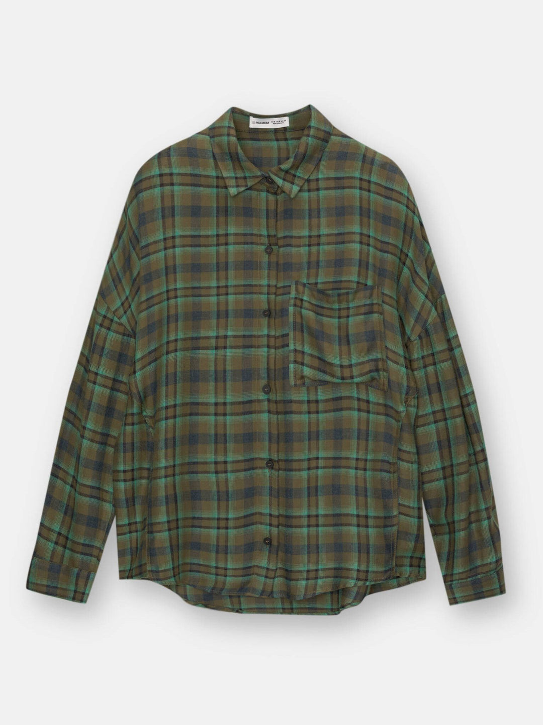 Moudda PULL & BEAR - Chemise Fluide Oversize - Carreaux - Tunisie 3