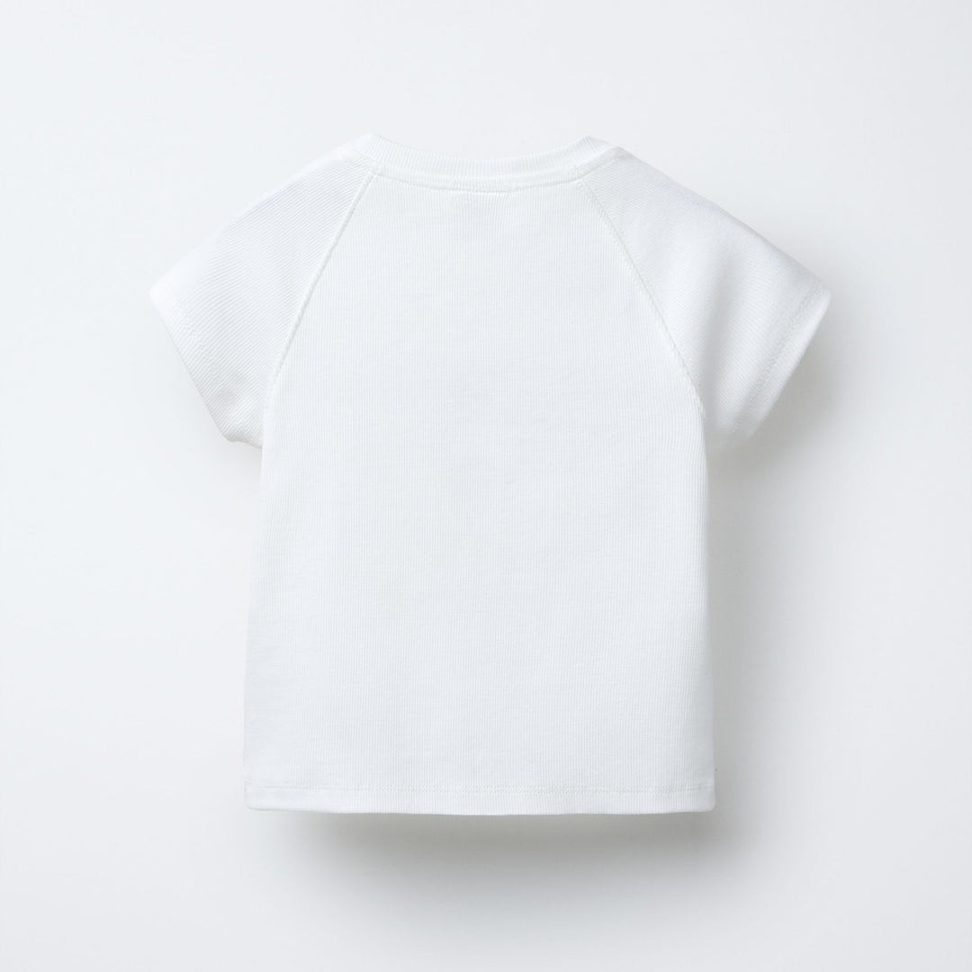 Moudda ZARA - T-Shirt - Côtes & I Love + Cerises (Blanc) - Tunisie 2