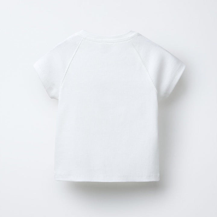 Moudda ZARA - T-Shirt - Côtes & I Love + Cerises (Blanc) - Tunisie 2