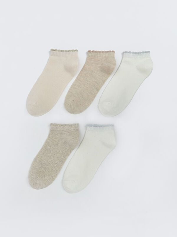 Moudda LC Waikiki - Chaussettes pour sneakers Femme Rose pâle - Tunisie 1