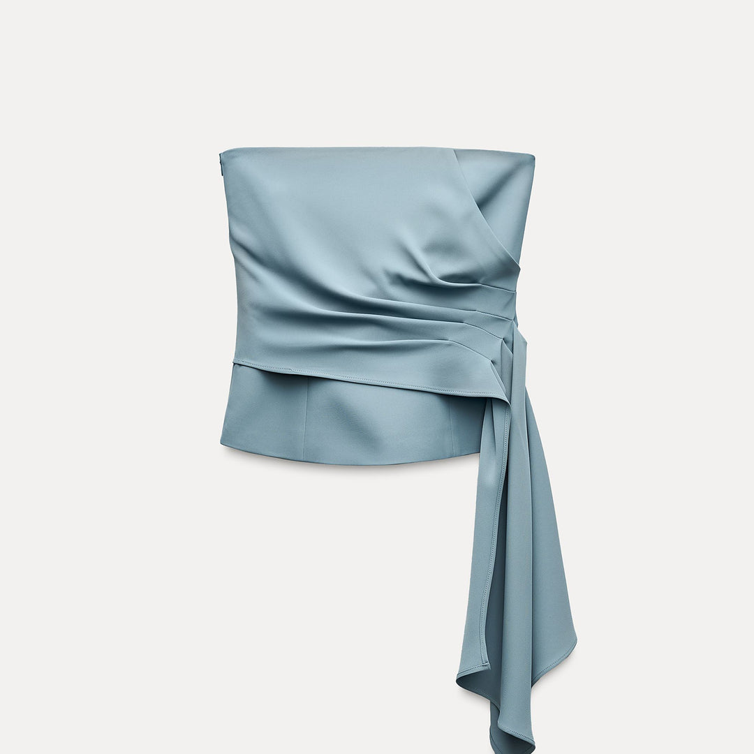 Moudda ZARA - Gilet bustier drapé (Ensemble) - Tunisie 1