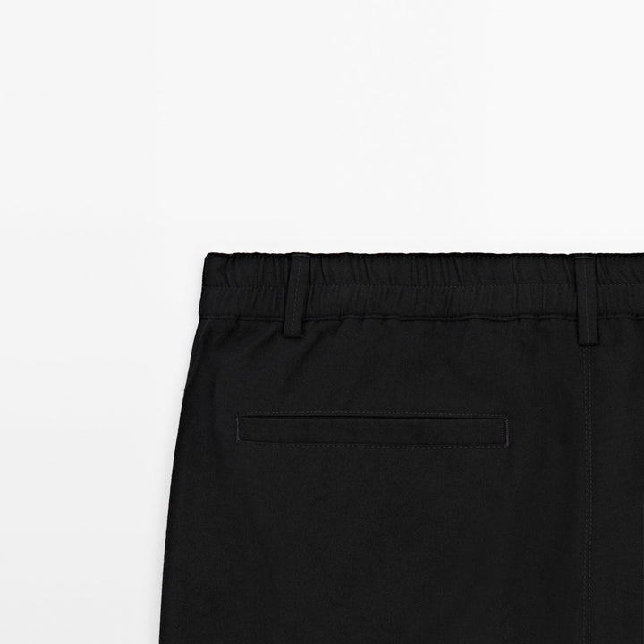 Moudda Massimo Dutti - Pantalon flanelle noire – ensemble élégant - Tunisie 7