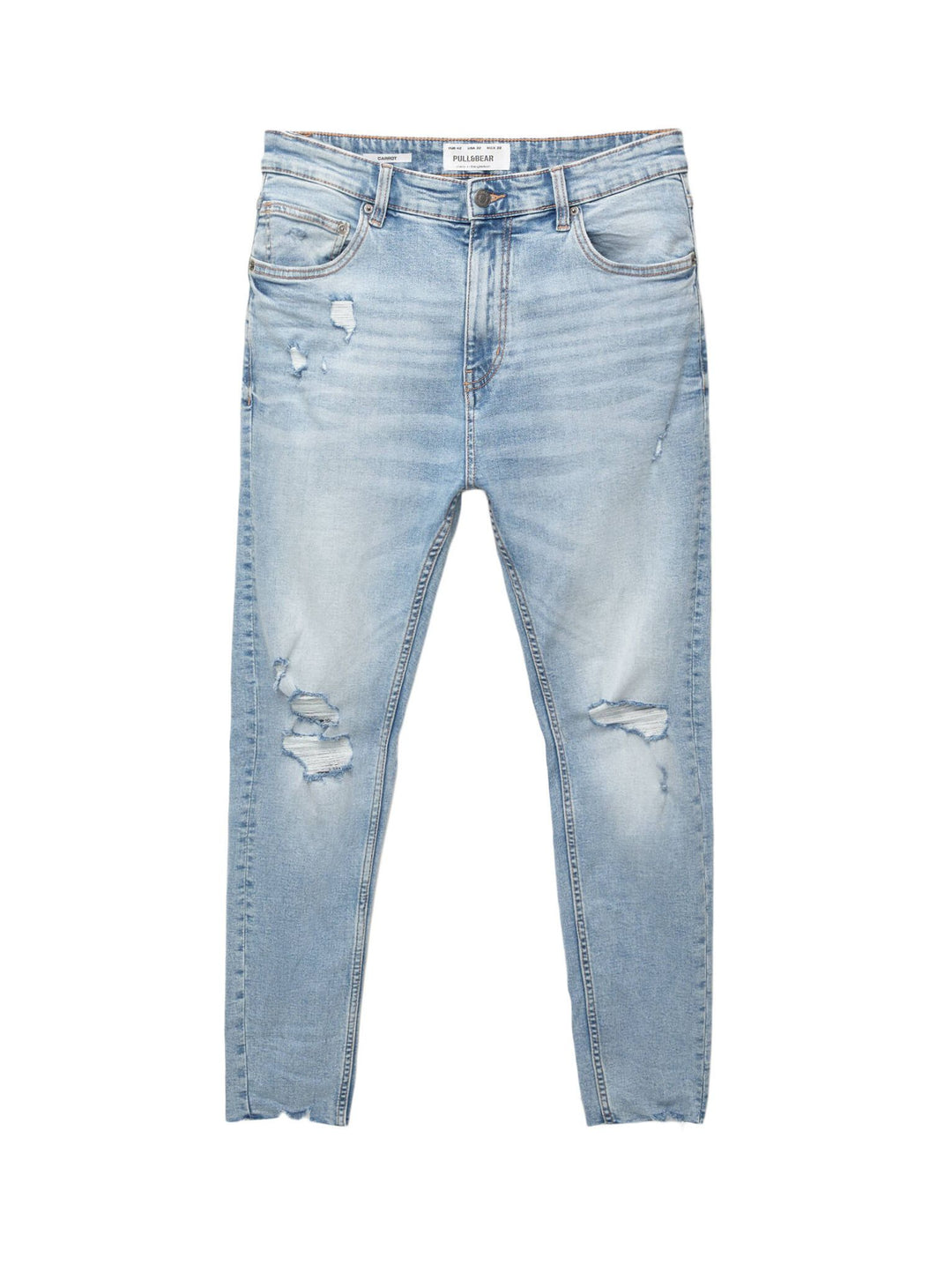 Moudda PULL & BEAR - Pantalon Denim Carrot - Effet Déchiré - Tunisie 1