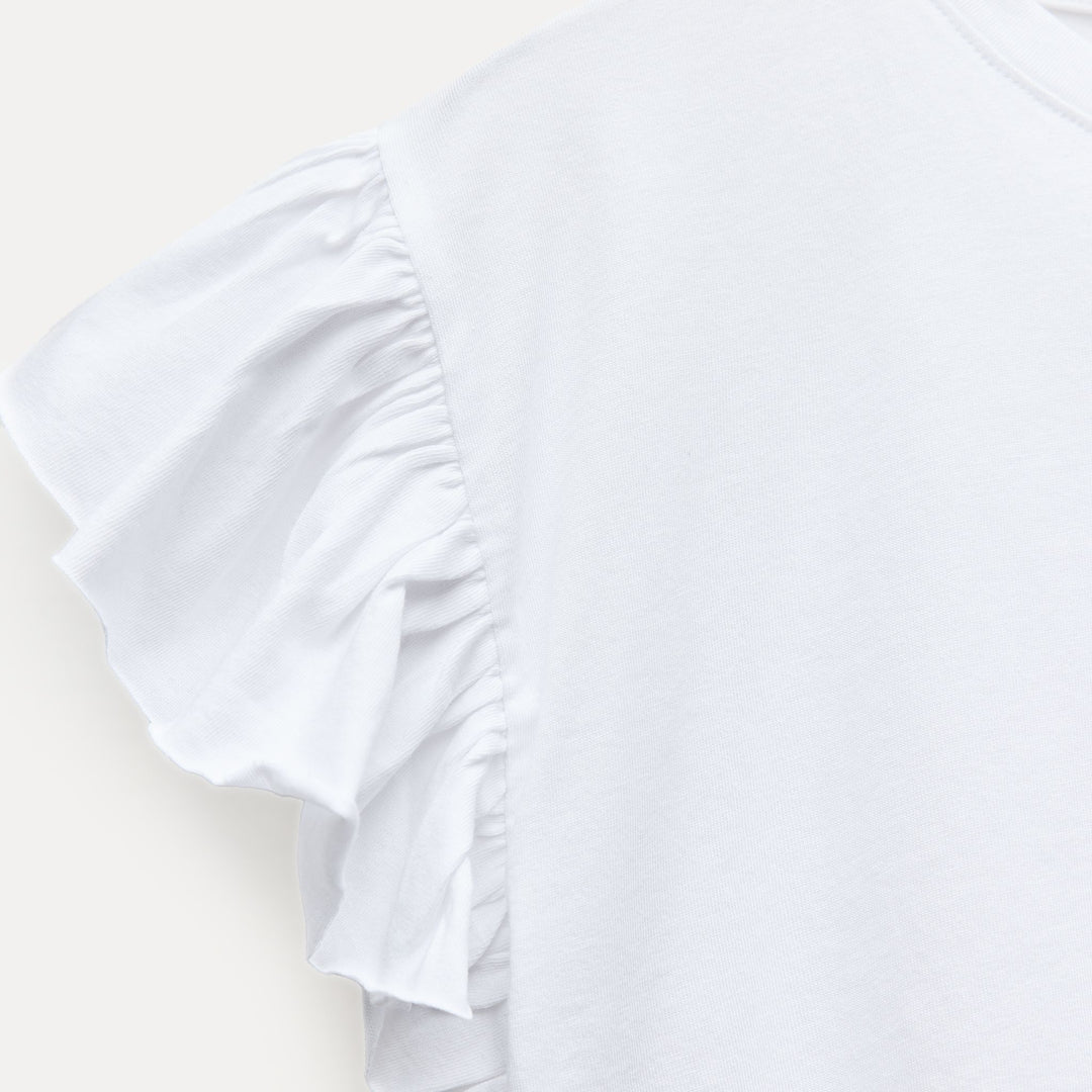 Moudda ZARA - T-shirt volants en coton standard - Tunisie 3