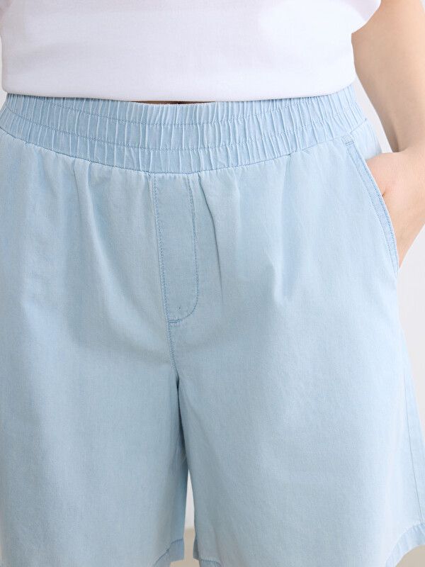 Moudda LC Waikiki - Short en jean pour Femme couleur Stone wash clair - Tunisie 3