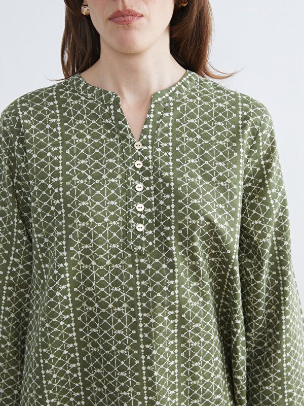 Moudda LC Waikiki - Chemisier (blouse) imprimé manches longues en tissu - Tunisie 3