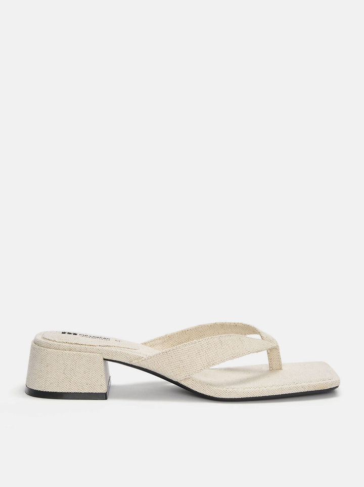 Moudda PULL & BEAR - Sandales à Talon Toe Naturelles Taille 35-36 - Tunisie 4