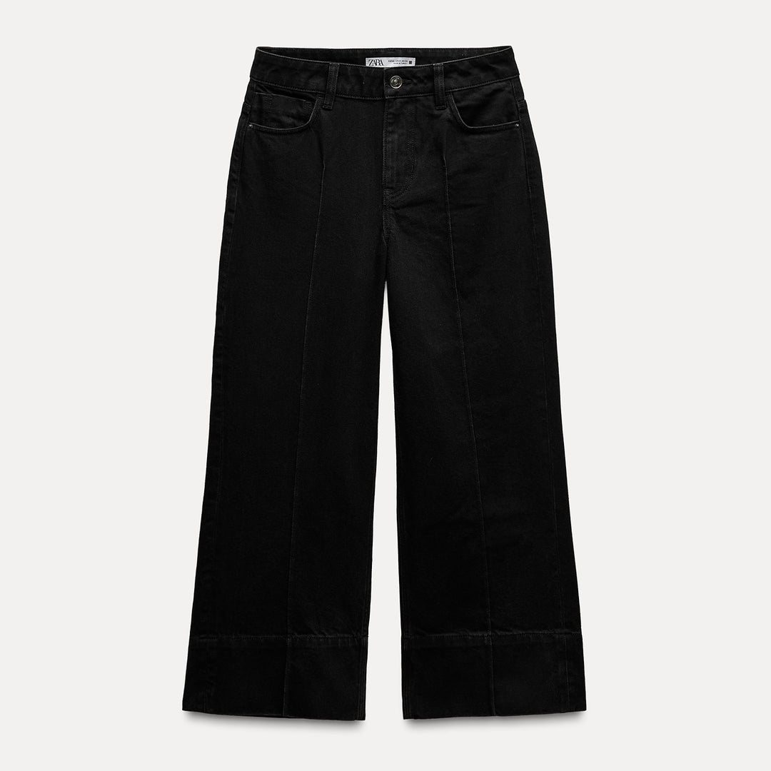 Moudda ZARA - Jean large taille haute court nervure frontale - Tunisie 2