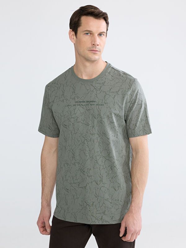 Moudda LC Waikiki - T-shirt imprimé manches courtes en jersey pour Homme - Tunisie 1