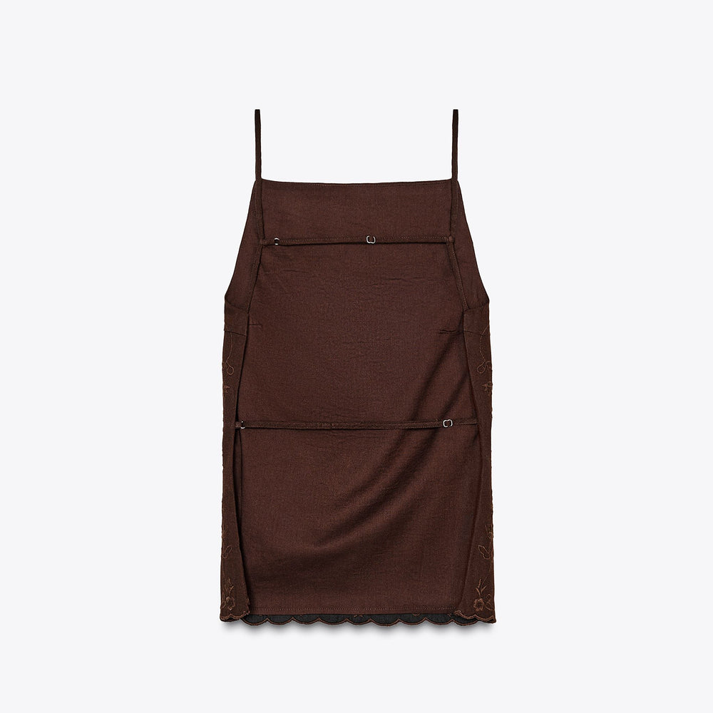 Moudda ZARA - Top Lin Halter - Détail Broderies - Tunisie 2