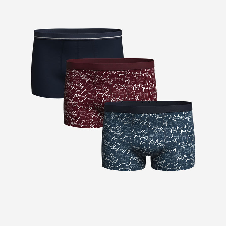 Moudda LC Waikiki - Boxer Homme Imprimés bordeaux - Tunisie 1