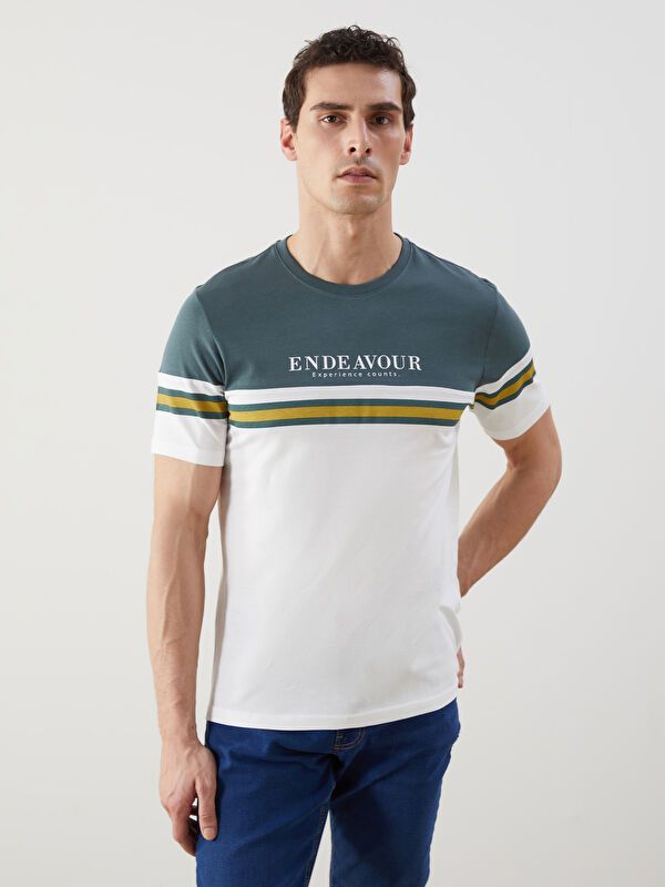 Moudda LC Waikiki - T-shirt imprimé manches courtes en jersey pour Homme - Tunisie 1
