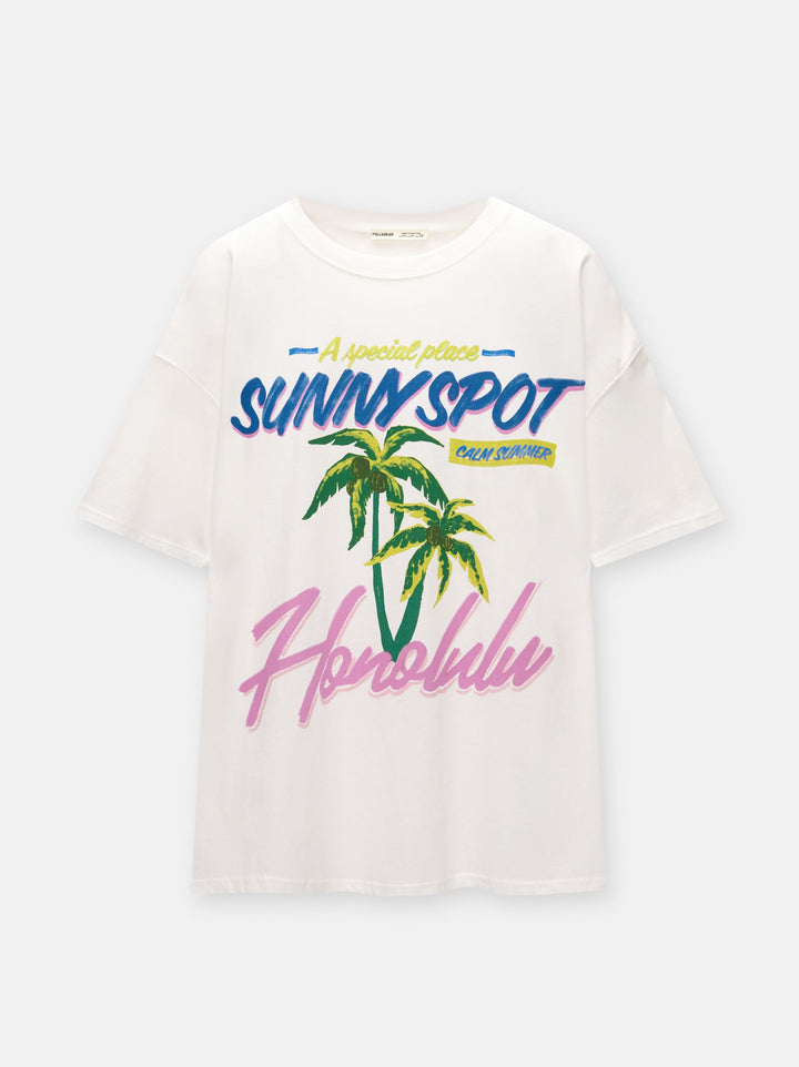 Moudda PULL & BEAR - Body Graphique Palmiers - Tunisie 2