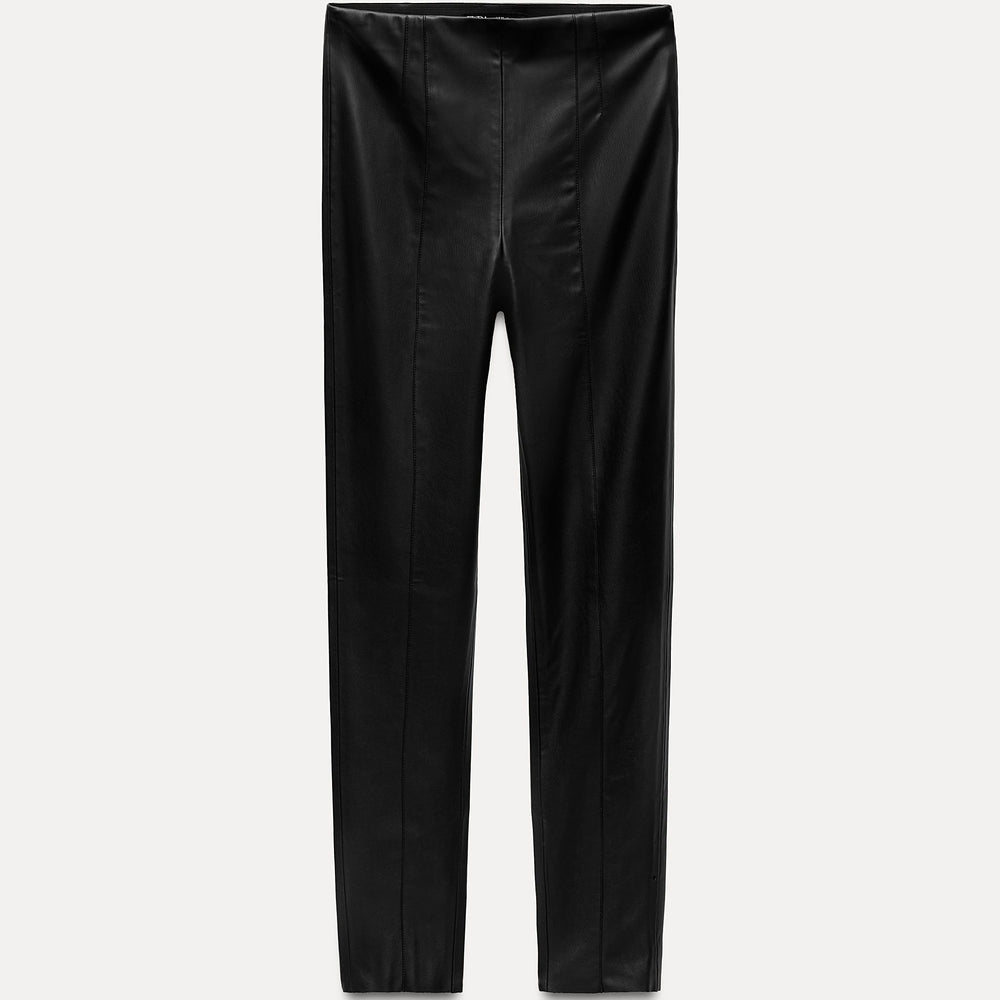 Moudda ZARA - Legging similicuir taille haute pinces - Tunisie 2