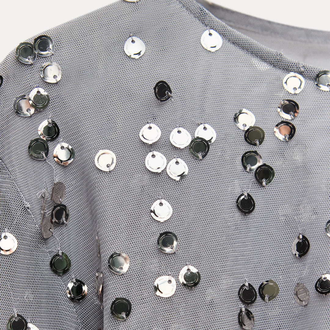 Moudda ZARA - Haut en tulle pailleté - Tunisie 3