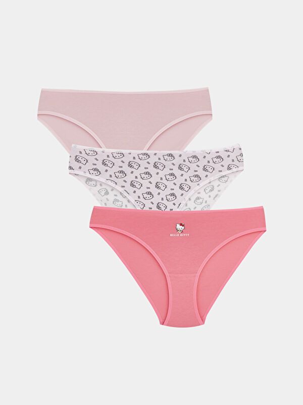 Moudda LC Waikiki - Culotte en jersey couleur Rose imprimé pour femmes - Tunisie 1