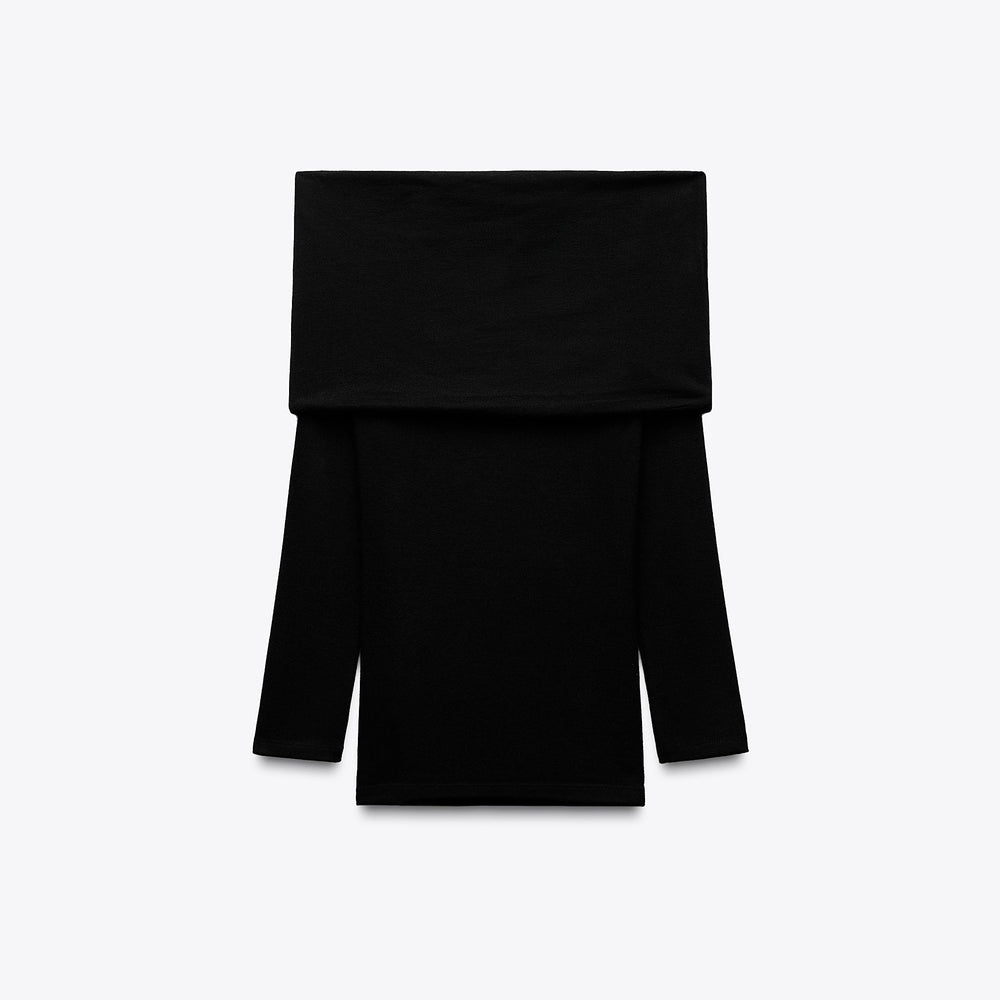 Moudda ZARA - T-Shirt Soft - Drapé & Off-Shoulder - Tunisie 2