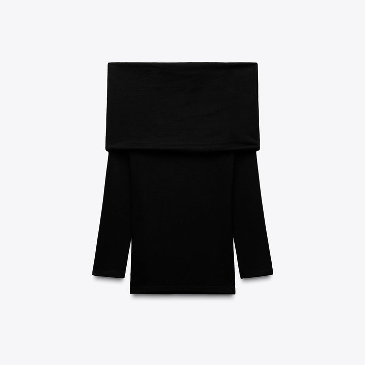 Moudda ZARA - T-Shirt Soft - Drapé & Off-Shoulder - Tunisie 2