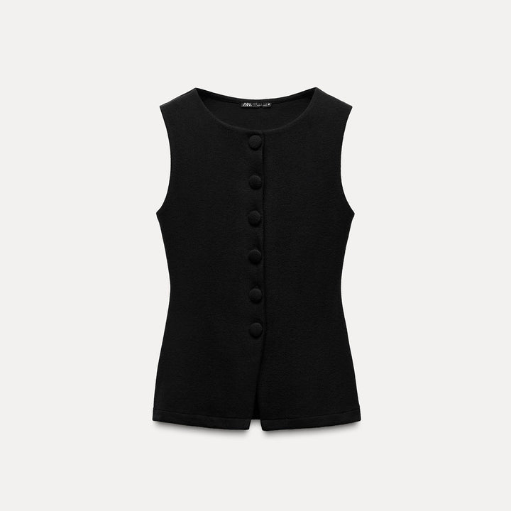 Moudda ZARA - Gilet à Boutons Toucher Doux - Tunisie 1