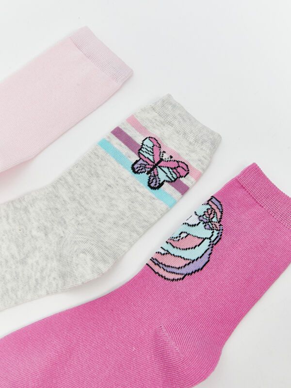 Moudda LC Waikiki - Chaussettes courtes Fille Rose - Tunisie 3