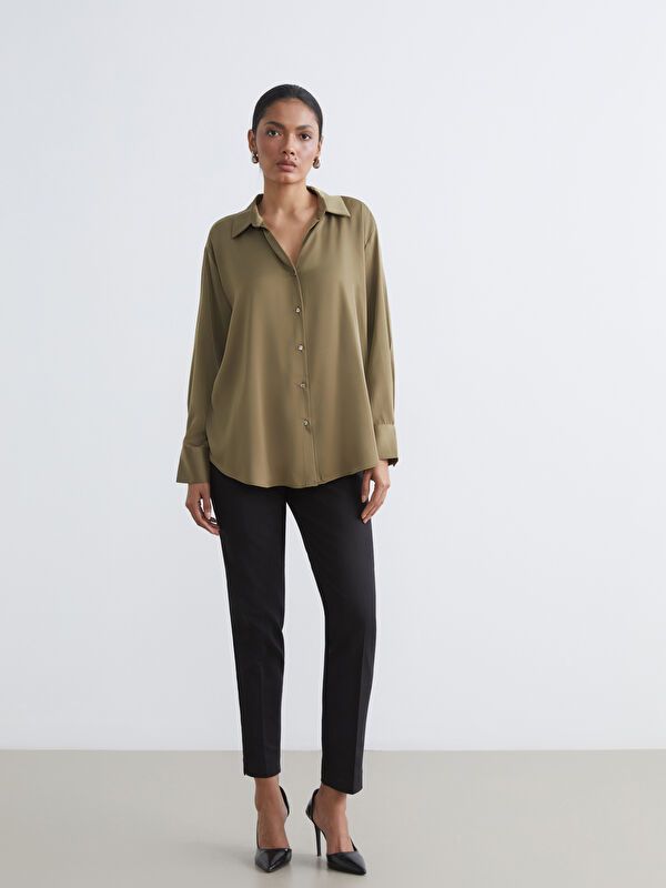 Moudda LC Waikiki - Chemise manches longues en tissu pour Femme - Tunisie 2