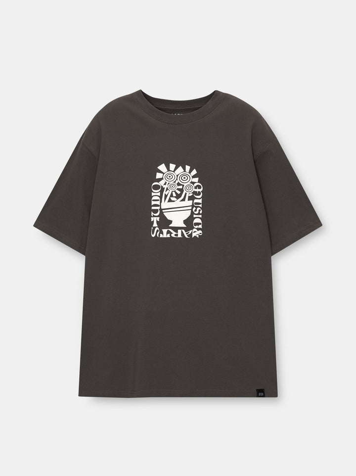 Moudda PULL & BEAR - T-Shirt Imprimé Volume Music Studio Green Bank - Tunisie 3