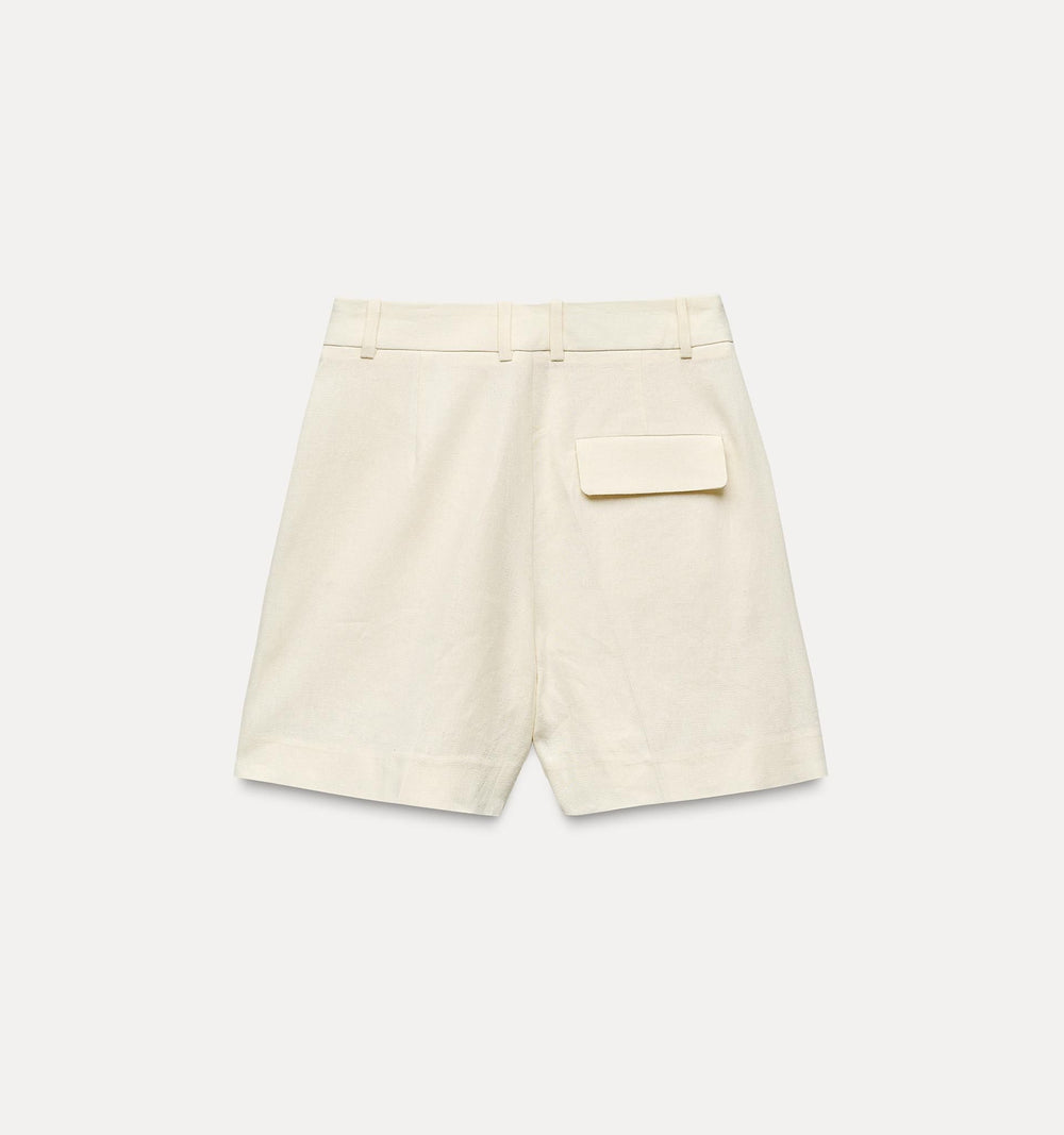 Moudda ZARA - Bermuda taille haute lin plis (Ensemble) - Tunisie 2