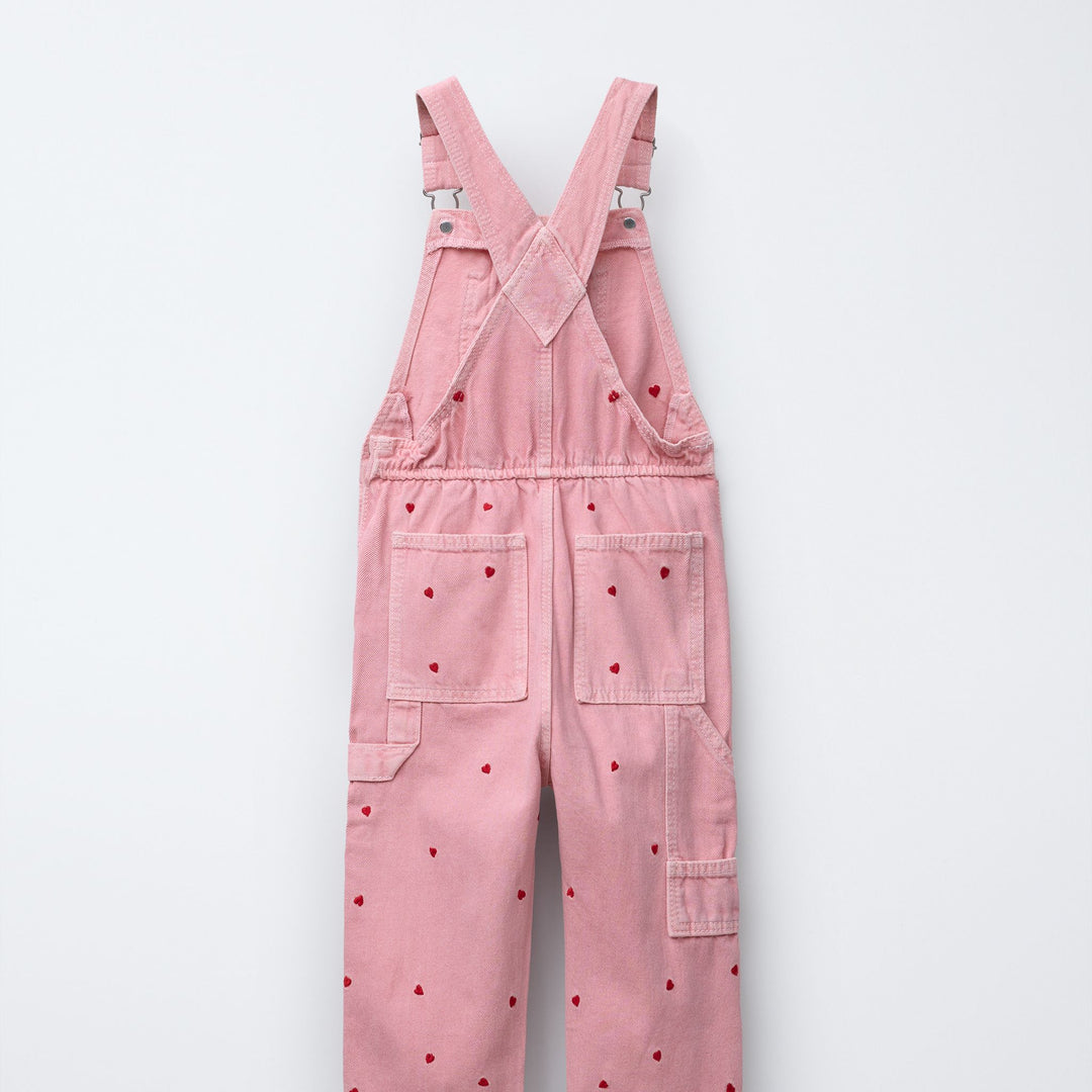 Moudda ZARA - Salopette Enfant Longue Serge - Fuschia & Broderie - Tunisie 2