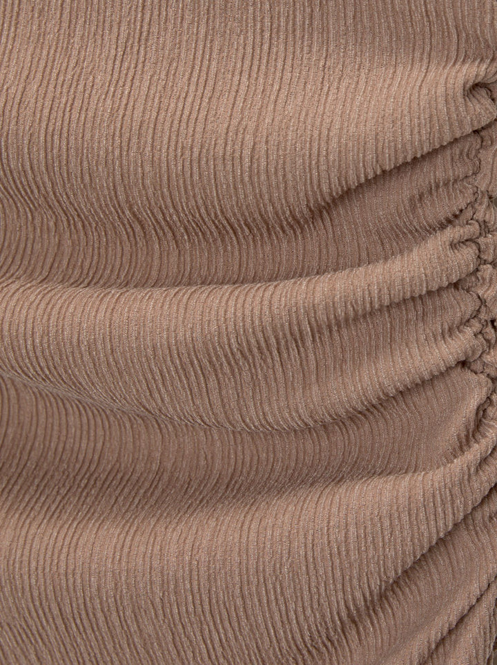 Moudda PULL & BEAR - Robe Longue Bambula Sans Manches Fronces Latérales - Tunisie 2
