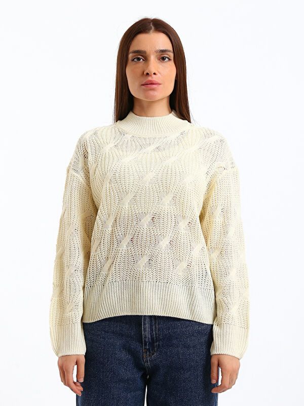 Moudda LC Waikiki - Cv tricot pullover mid pour Femmes - Tunisie 1