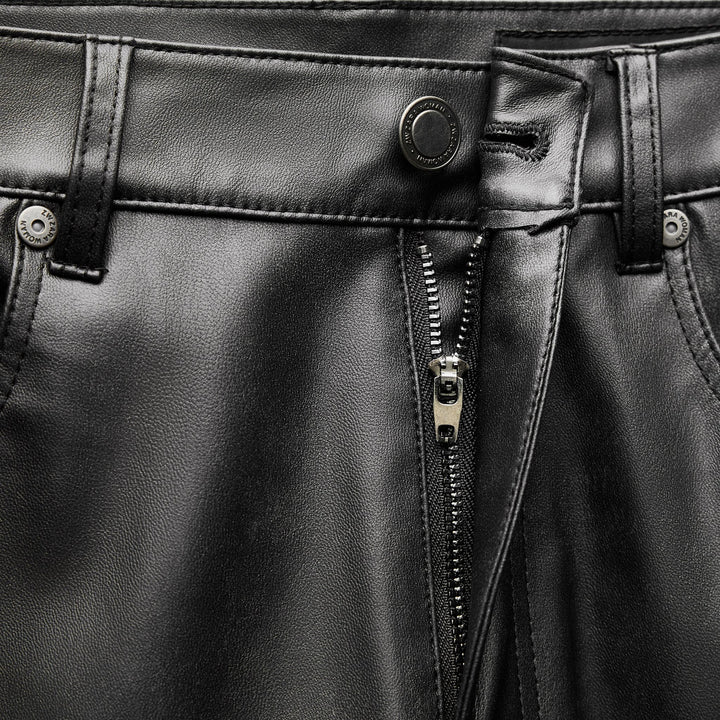 Moudda ZARA - Pantalon Bootcut - Taille Haute & Cropped PU - Tunisie 4