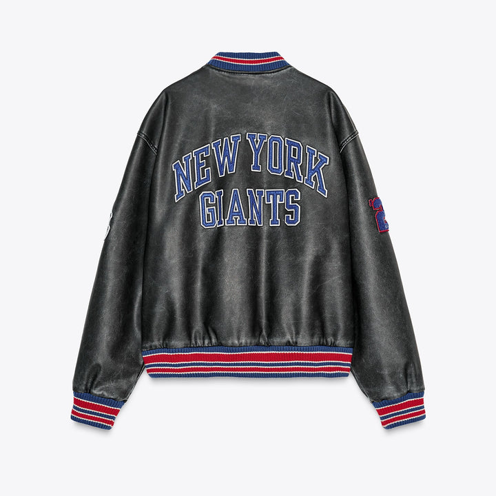 Moudda ZARA - Veste PU Oversize - Patchs & NFL - Tunisie 2