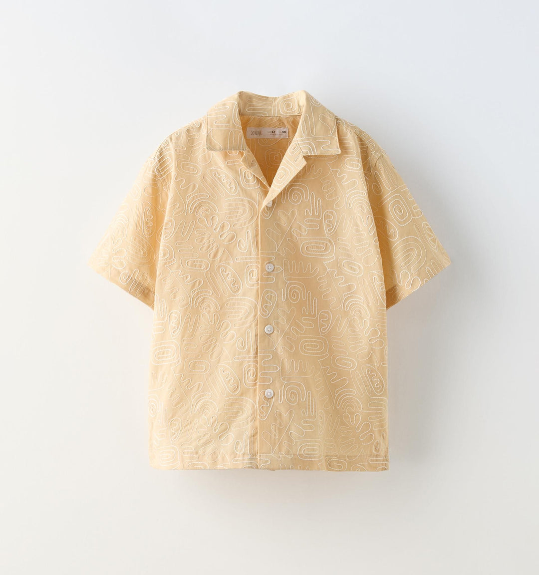 Moudda ZARA - Chemise manches courtes brodée - Tunisie 1