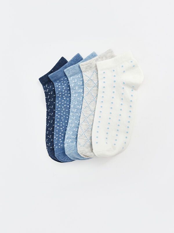 Moudda LC Waikiki - Chaussettes pour sneakers Femme Ecru - Tunisie 2