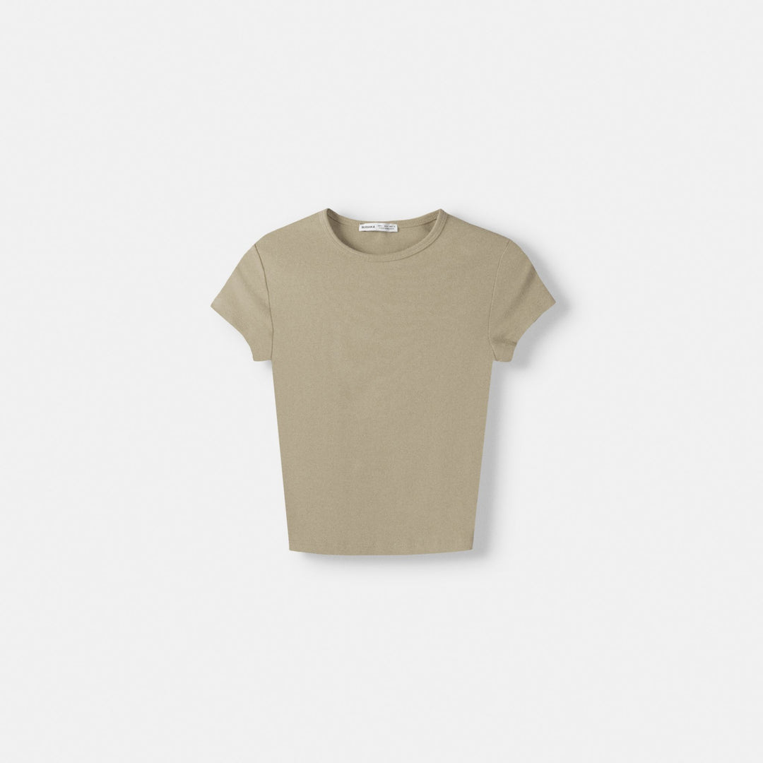 Moudda BERSHKA - T-shirt manches courtes col rond - Tunisie 1