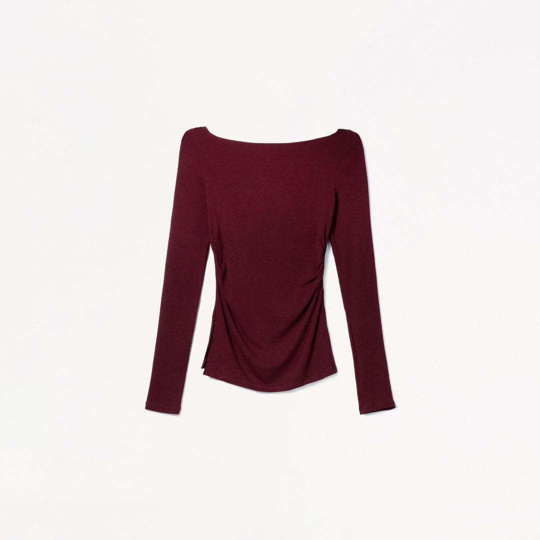 Moudda BERSHKA - T-Shirt - Maille Coupée & Fronces - Tunisie 1
