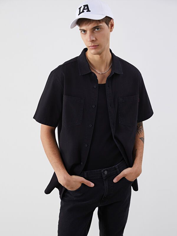 Moudda LC Waikiki - Chemise en jean manches courtes pour Homme - Tunisie 1