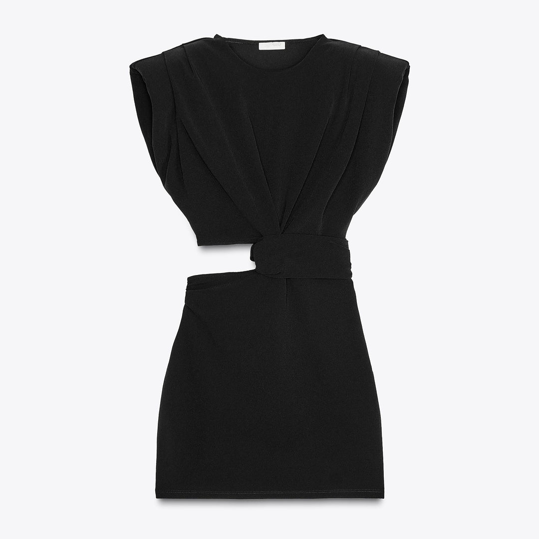 Moudda ZARA - Robe Mini - Épaules & Découpes Fluides - Tunisie 1