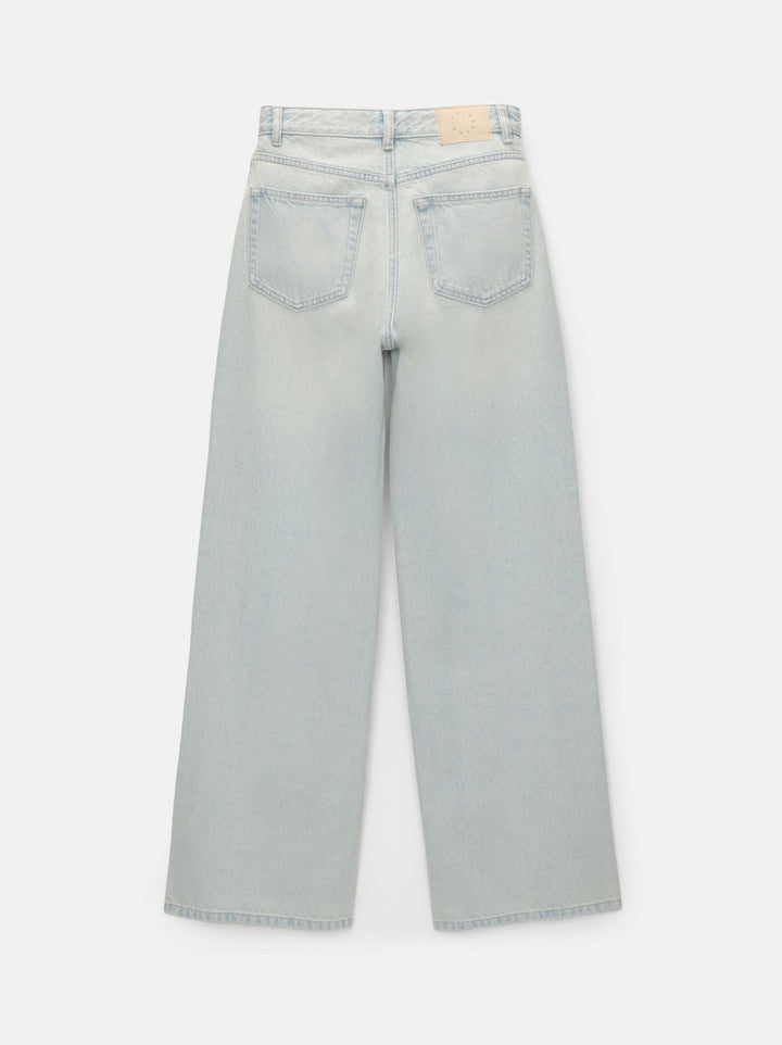 Moudda PULL & BEAR - Pantalon Denim Jambe Large Tir Haut - Tunisie 1