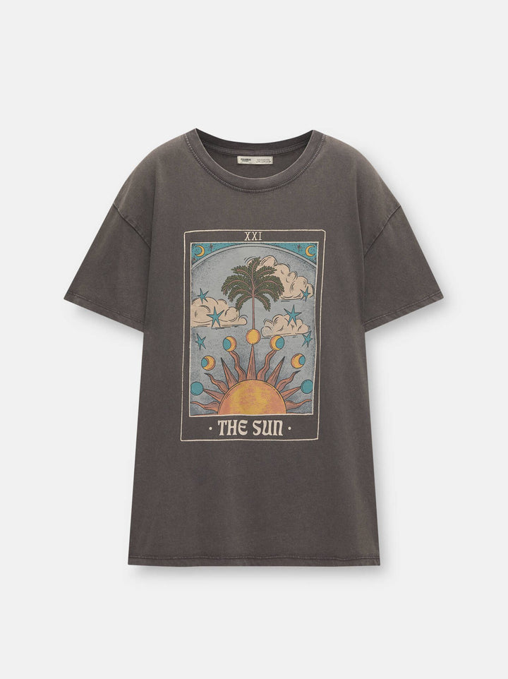 Moudda PULL & BEAR - Body Graphique Carte Tarot - Tunisie 6
