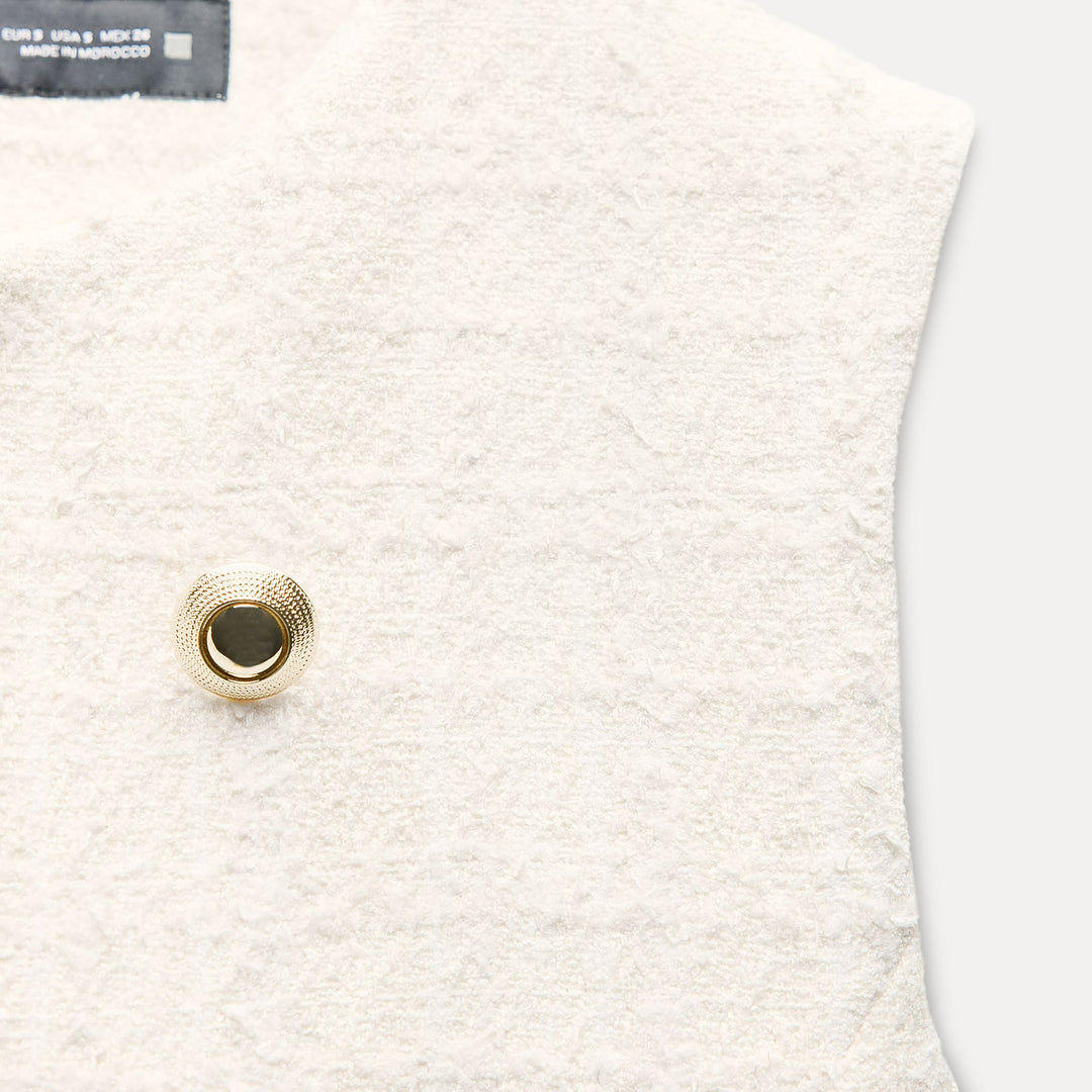 Moudda ZARA - Gilet Long Texturé - Tunisie 3