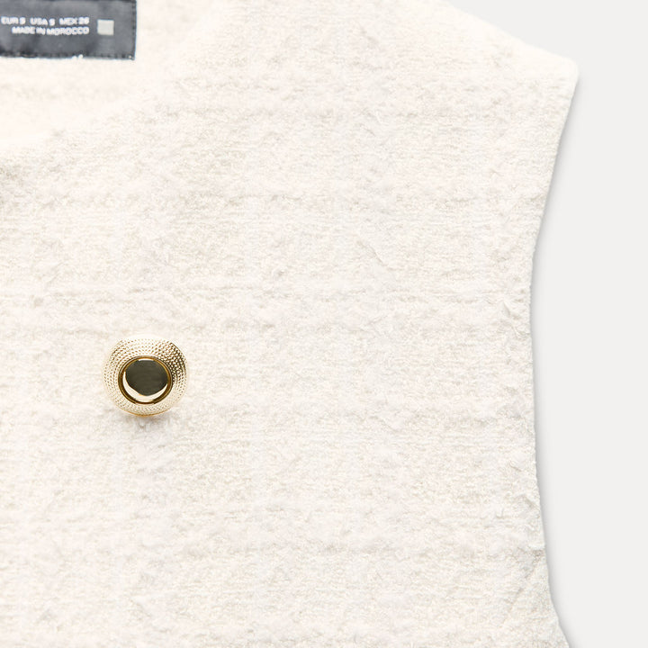 Moudda ZARA - Gilet Long Texturé - Tunisie 3