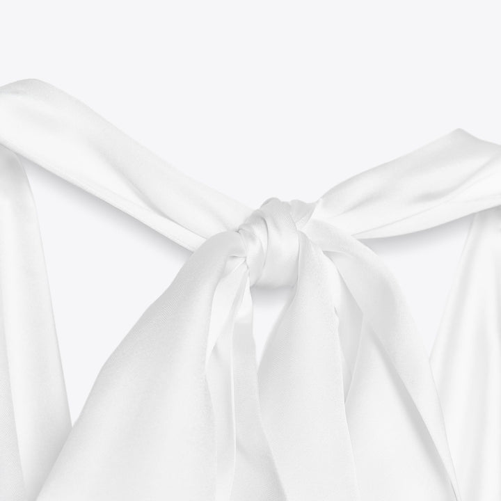 Moudda ZARA - Top Satiné Halter - Nœud Dos - Tunisie 3