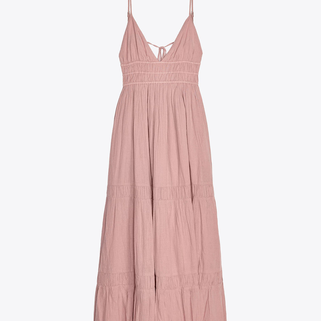 Moudda ZARA - Robe Midi Gaze Bretelles - Triangle & Détail Élastiques - Tunisie 1