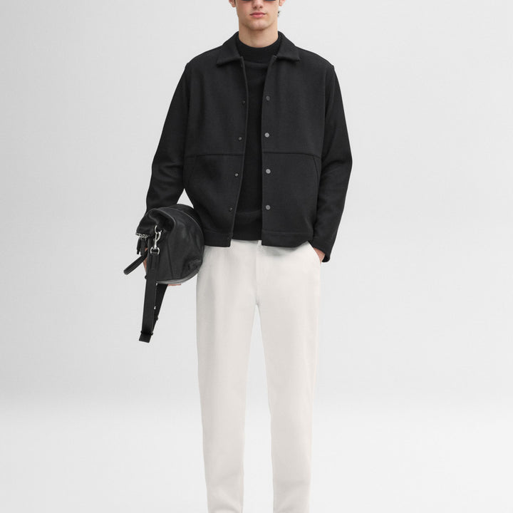 Moudda Massimo Dutti - Pantalon jean cassé coton/lin court coupe - Tunisie 8