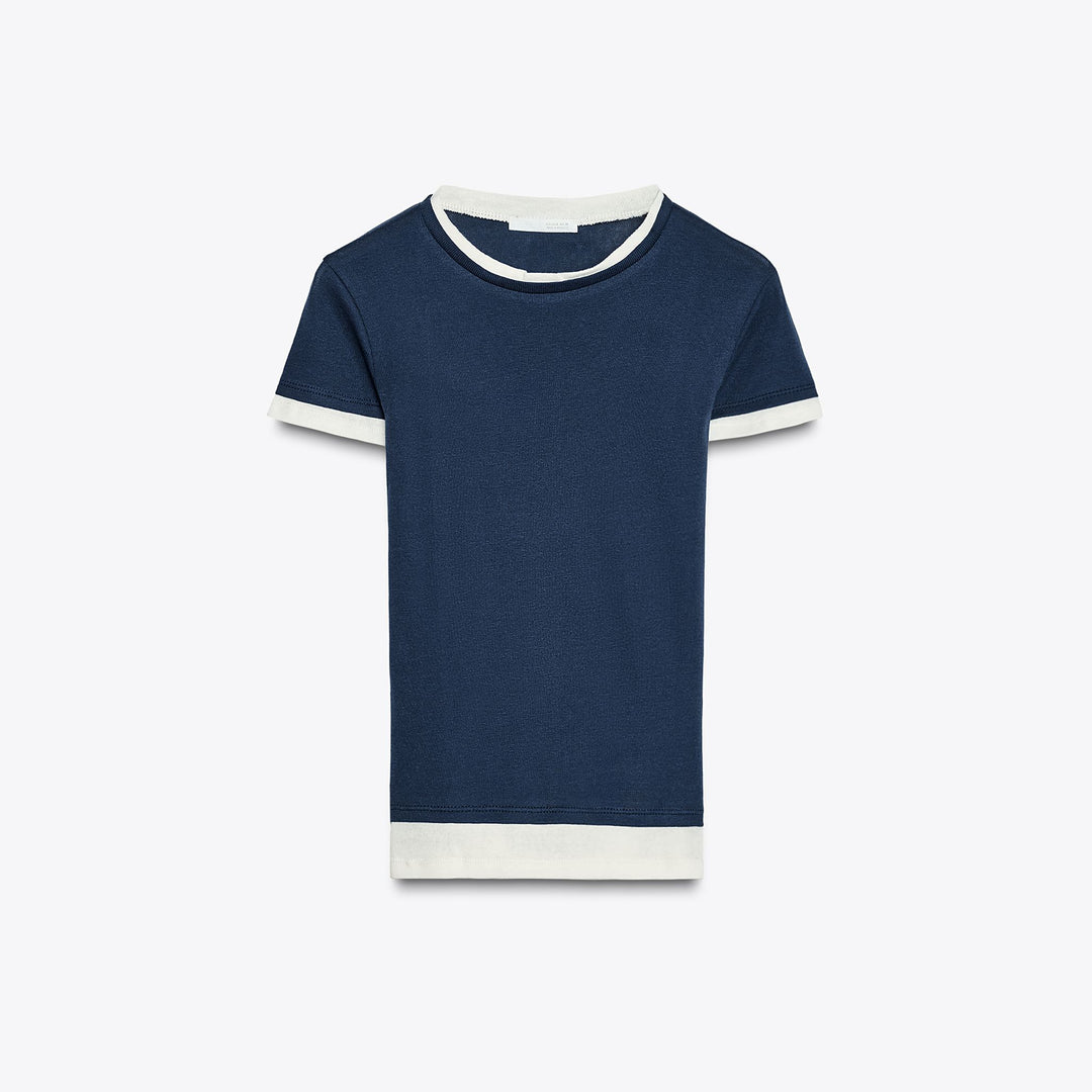 Moudda ZARA - T-Shirt - Effet Double (Marine) - Tunisie 1